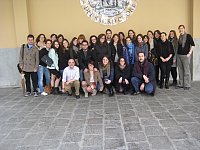 Studenten der Universit Cattolica del Sacro Cuore, Mailand, Italien April 2013